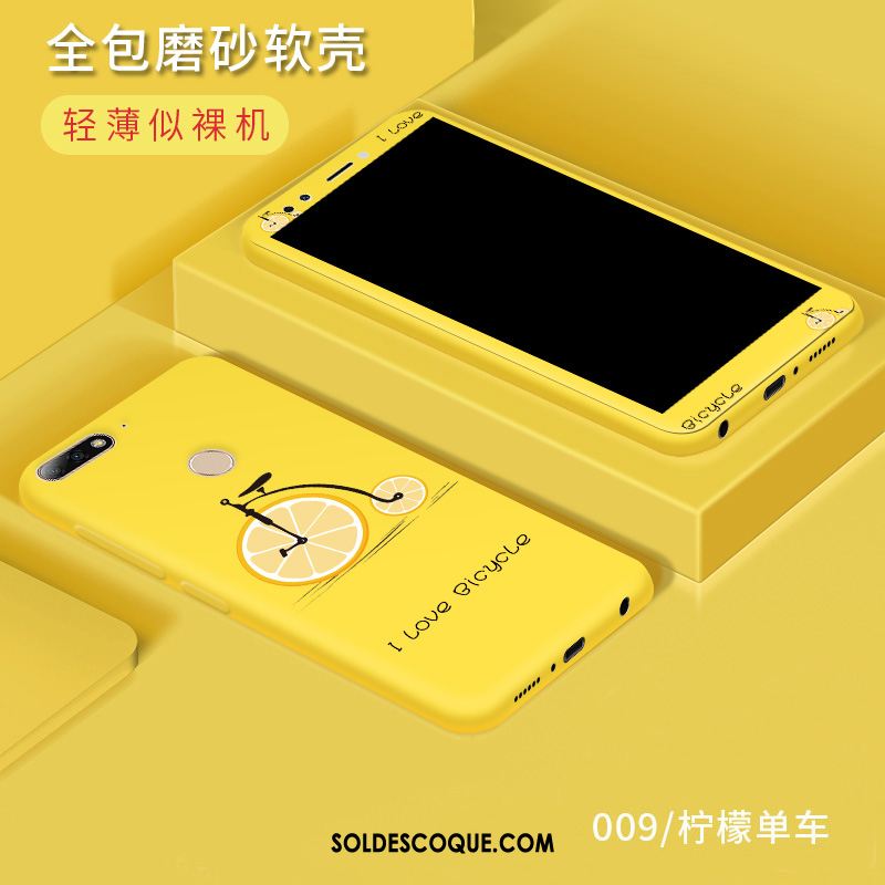 Coque Huawei Y7 2018 Tout Compris Membrane Téléphone Portable Incassable Fluide Doux France