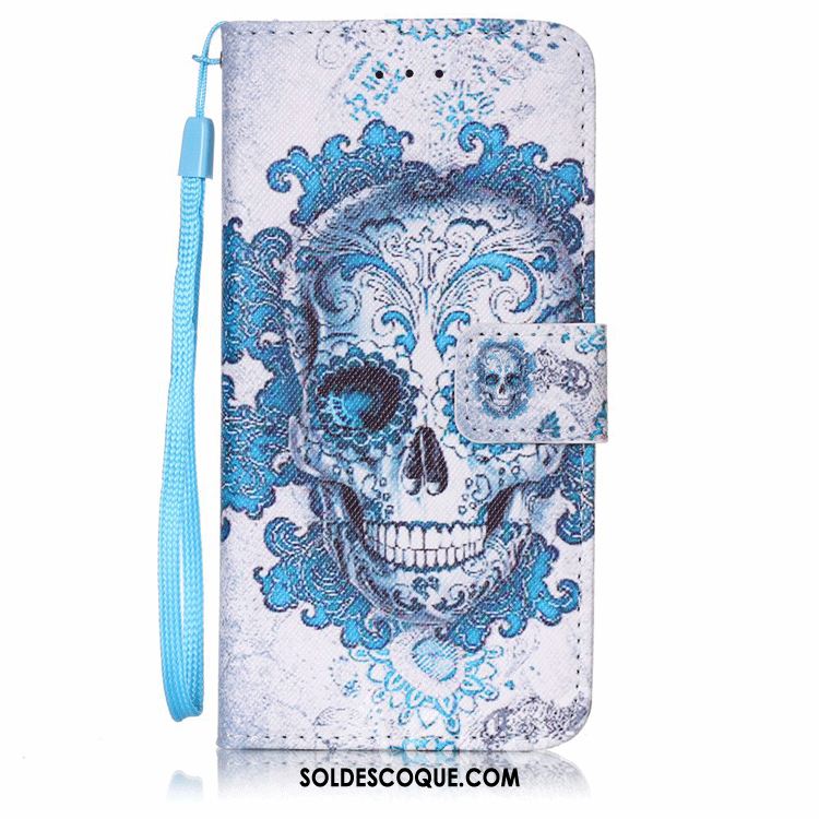 Coque Huawei Y7 2018 Téléphone Portable Tout Compris Blanc Étui En Cuir Fluide Doux Pas Cher