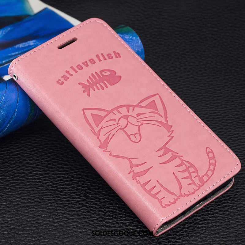 Coque Huawei Y7 2018 Étui Téléphone Portable Portefeuille Charmant Incassable Pas Cher