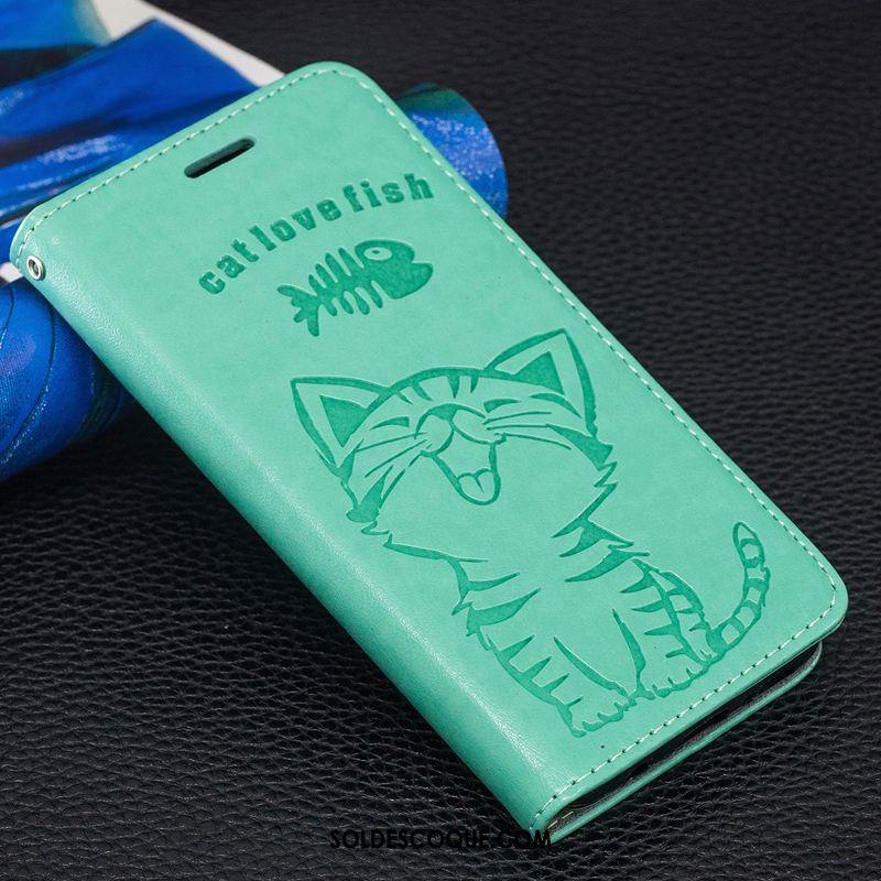 Coque Huawei Y7 2018 Étui Téléphone Portable Portefeuille Charmant Incassable Pas Cher