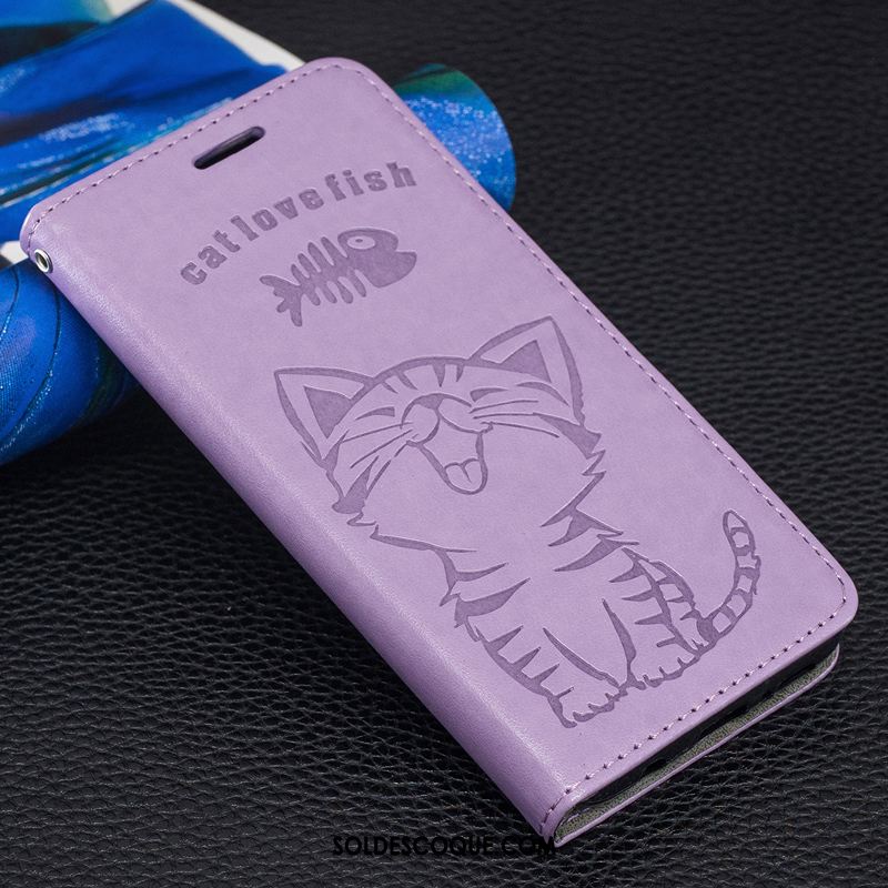 Coque Huawei Y7 2018 Étui Téléphone Portable Portefeuille Charmant Incassable Pas Cher