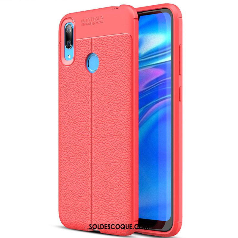 Coque Huawei Y7 2019 Incassable Nouveau Cuir Tout Compris Étui Pas Cher