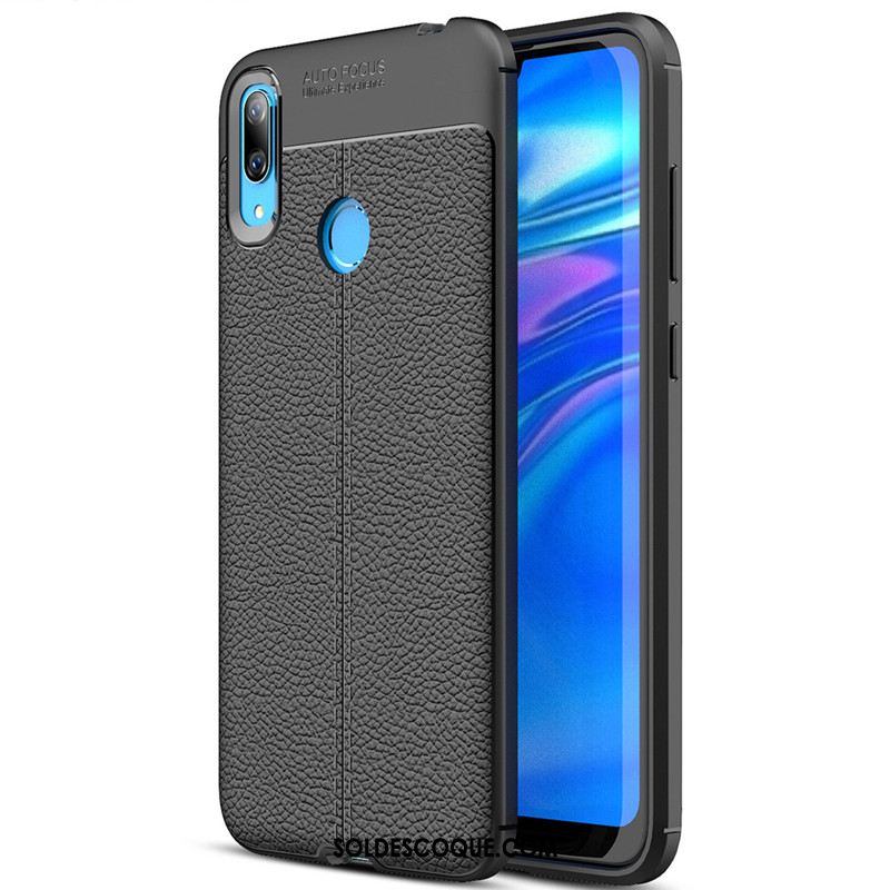 Coque Huawei Y7 2019 Incassable Nouveau Cuir Tout Compris Étui Pas Cher