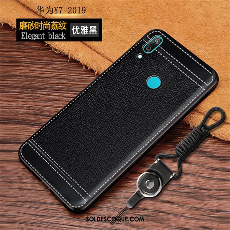 Coque Huawei Y7 2019 Protection Cuir Créatif Étui Sac Pas Cher