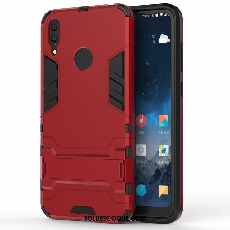 Coque Huawei Y7 2019 Protection Tout Compris Étui Rouge Silicone France