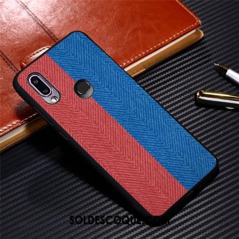 Coque Huawei Y7 2019 Protection Épissure Fluide Doux Étui Téléphone Portable Housse En Ligne