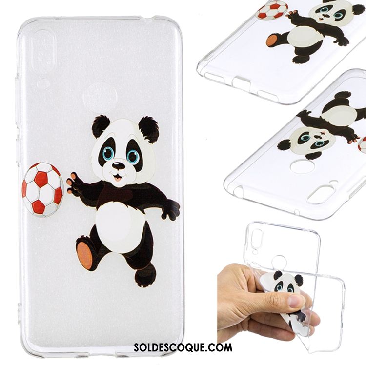 Coque Huawei Y7 2019 Silicone Tendance Blanc Protection Téléphone Portable Housse Pas Cher