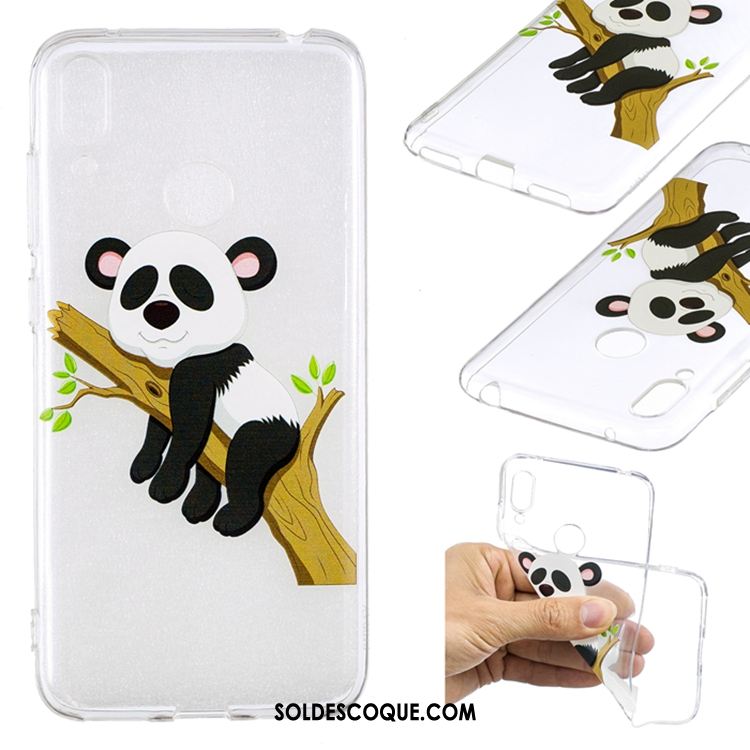 Coque Huawei Y7 2019 Silicone Tendance Blanc Protection Téléphone Portable Housse Pas Cher