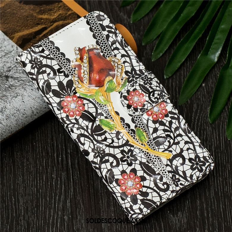 Coque Huawei Y7 2019 Étui En Cuir Dessin Animé Protection Clamshell Téléphone Portable Housse Soldes