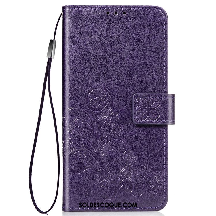 Coque Huawei Y7 2019 Étui En Cuir Tout Compris Incassable Téléphone Portable Bleu Housse Soldes