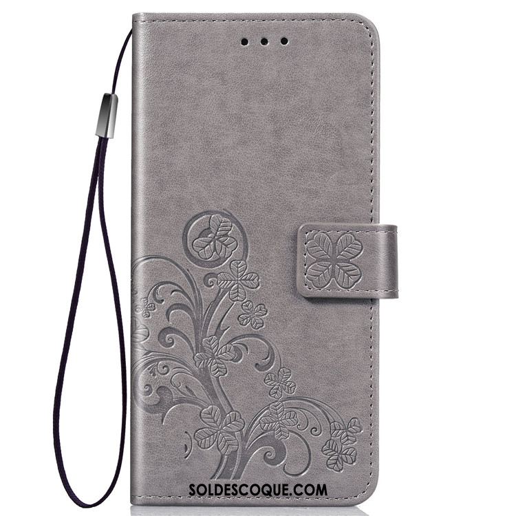 Coque Huawei Y7 2019 Étui En Cuir Tout Compris Incassable Téléphone Portable Bleu Housse Soldes