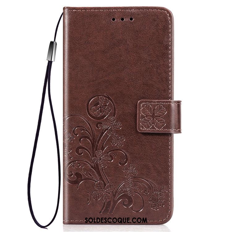 Coque Huawei Y7 2019 Étui En Cuir Tout Compris Incassable Téléphone Portable Bleu Housse Soldes