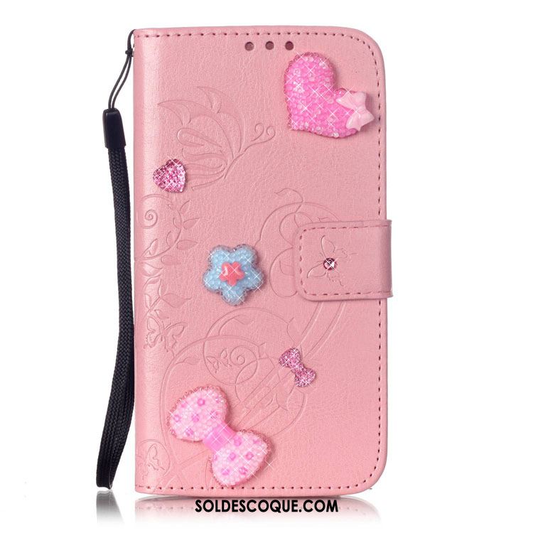 Coque Lg G4 Amour Rose Téléphone Portable Papillon Incassable Soldes