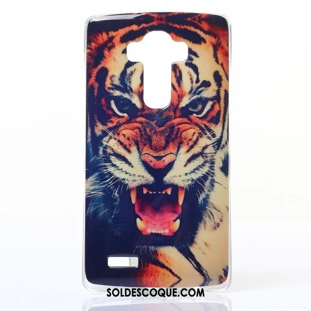 Coque Lg G4 Bordure Téléphone Portable Peinture Multicolore Animal Pas Cher