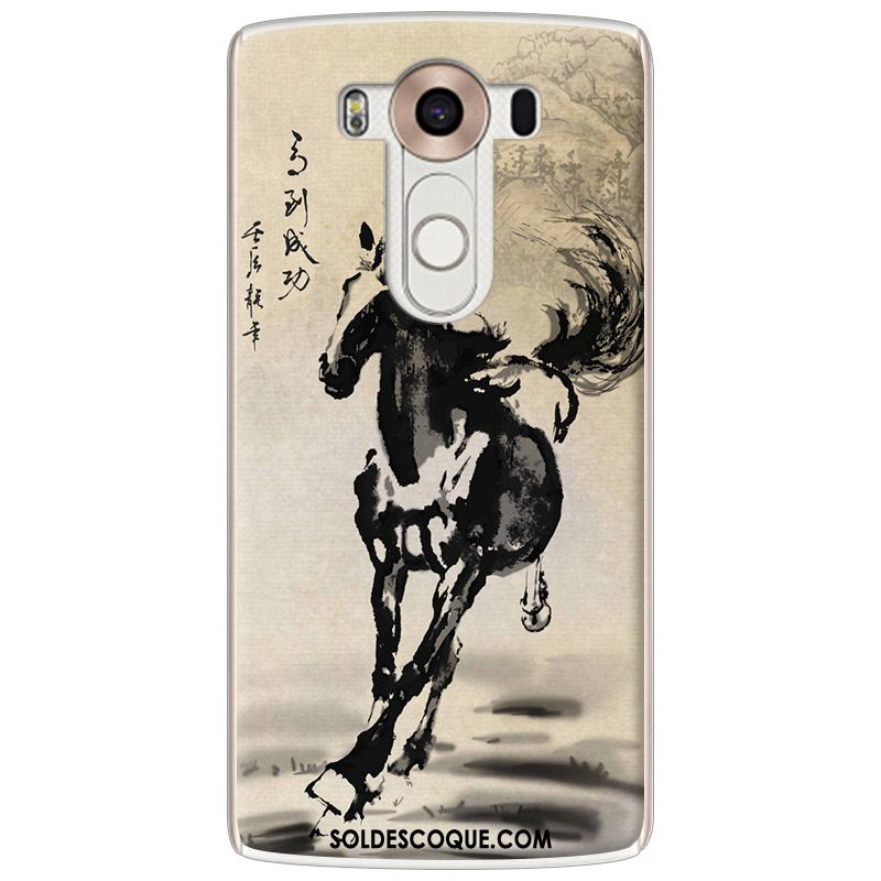 Coque Lg G4 Encre Personnalité Étui Téléphone Portable Style Chinois Soldes