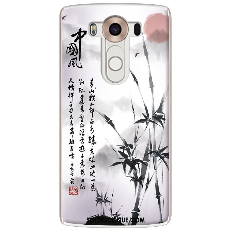 Coque Lg G4 Encre Personnalité Étui Téléphone Portable Style Chinois Soldes