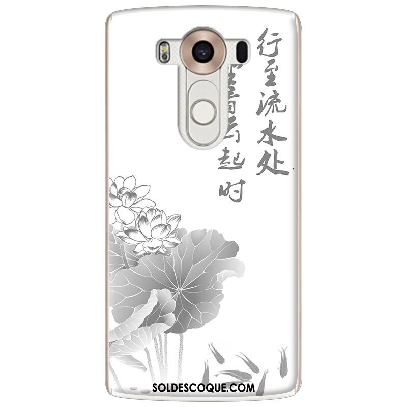 Coque Lg G4 Encre Personnalité Étui Téléphone Portable Style Chinois Soldes