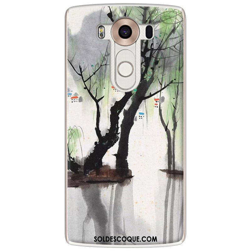 Coque Lg G4 Encre Personnalité Étui Téléphone Portable Style Chinois Soldes