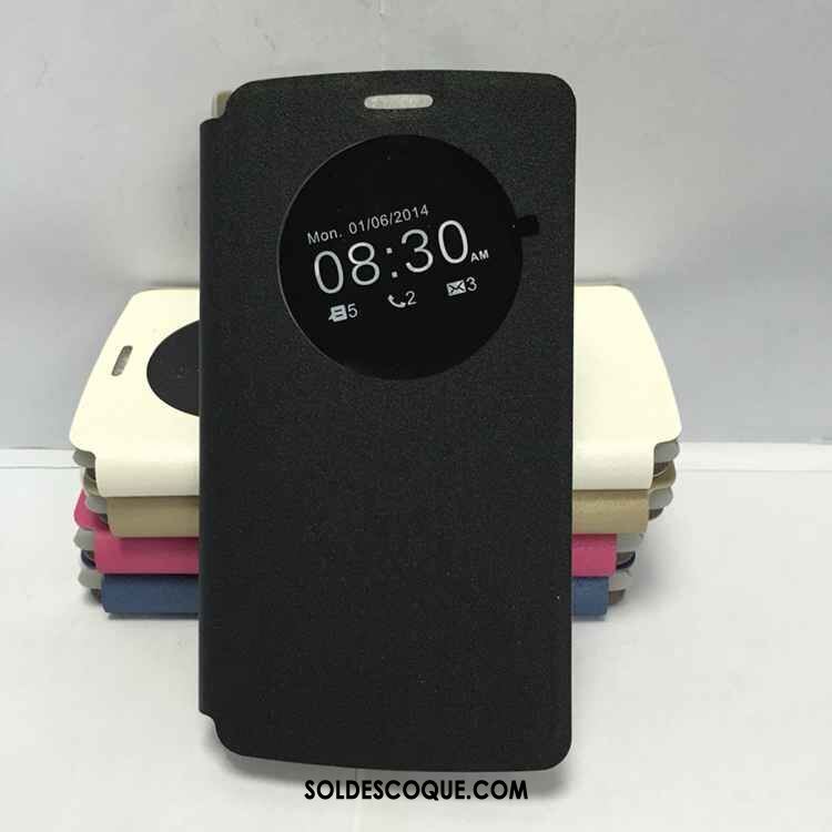 Coque Lg G4 Ouvrir La Fenêtre Support Bleu Protection Téléphone Portable Pas Cher