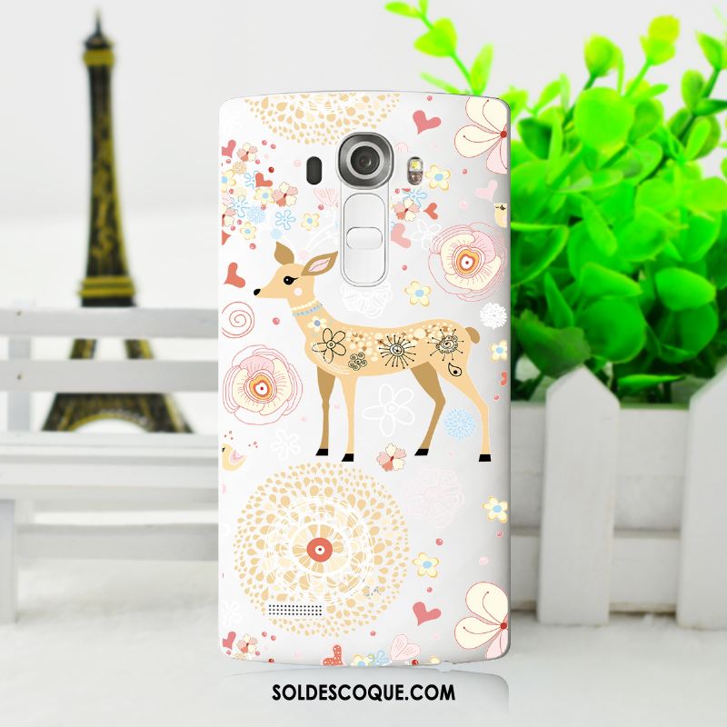 Coque Lg G4 Peinture Protection Étui Fluide Doux Dessin Animé France