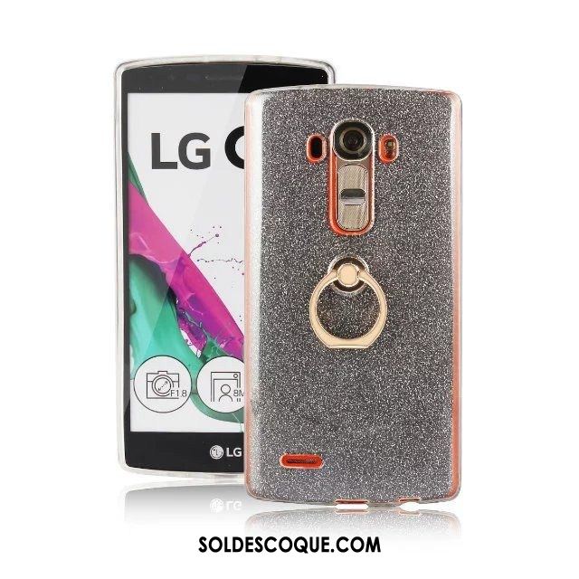 Coque Lg G4 Protection Rose Téléphone Portable Fluide Doux Anneau En Ligne