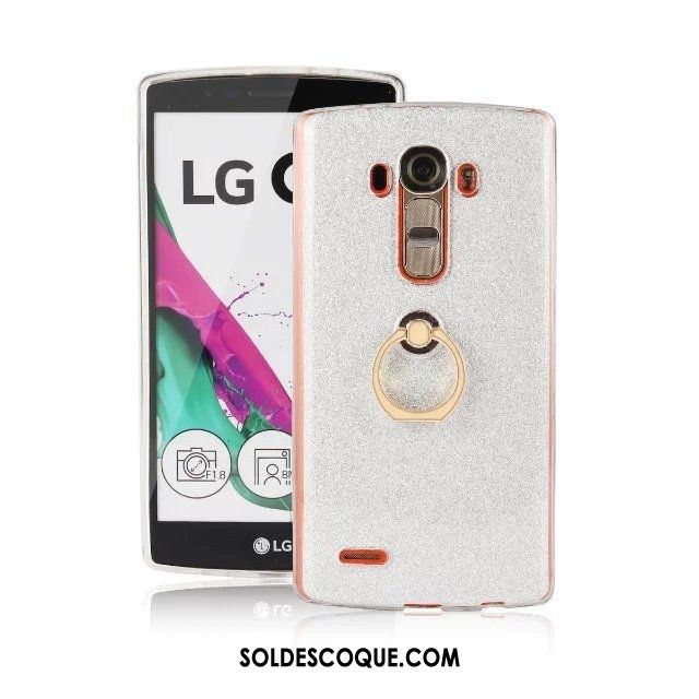 Coque Lg G4 Protection Rose Téléphone Portable Fluide Doux Anneau En Ligne