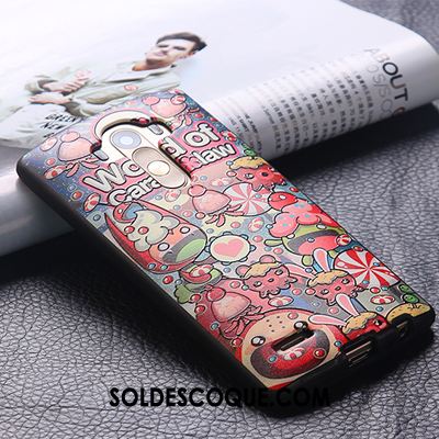 Coque Lg G4 Silicone Protection Dessin Animé Étui Fluide Doux Soldes