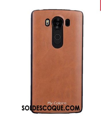 Coque Lg G4 Téléphone Portable Fluide Doux Cuir Bleu Qualité Soldes