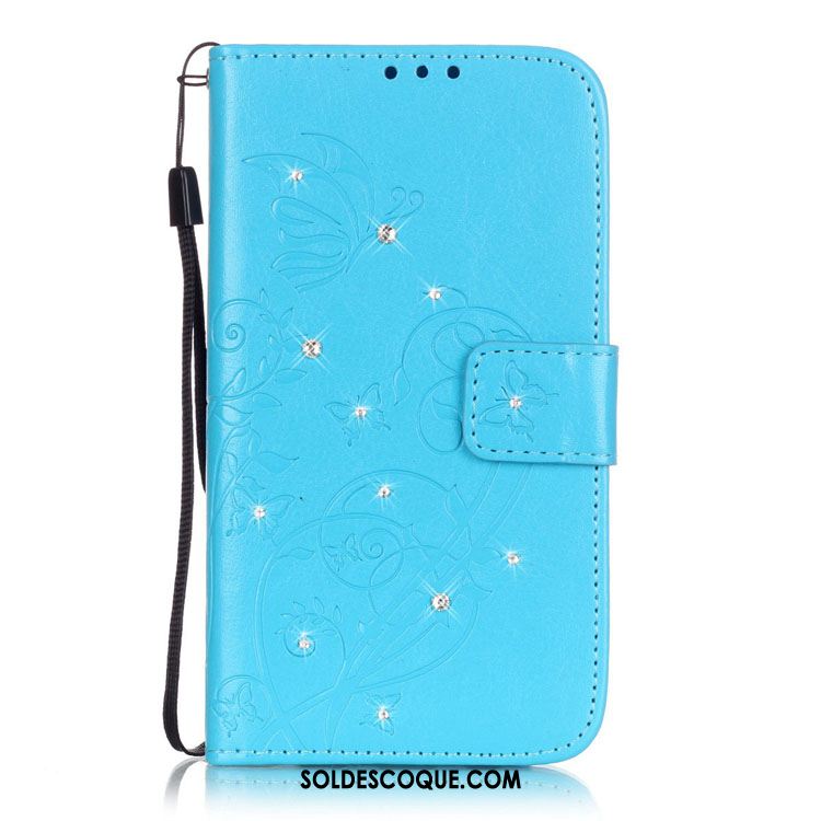 Coque Lg G4 Étui En Cuir Charmant Ornements Suspendus Papillon En Relief Pas Cher