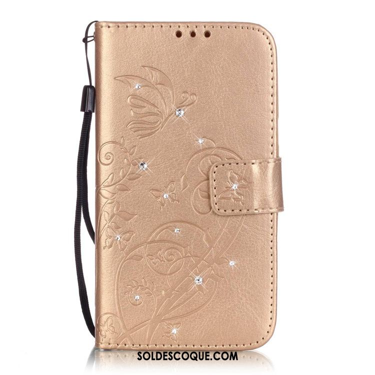 Coque Lg G4 Étui En Cuir Charmant Ornements Suspendus Papillon En Relief Pas Cher