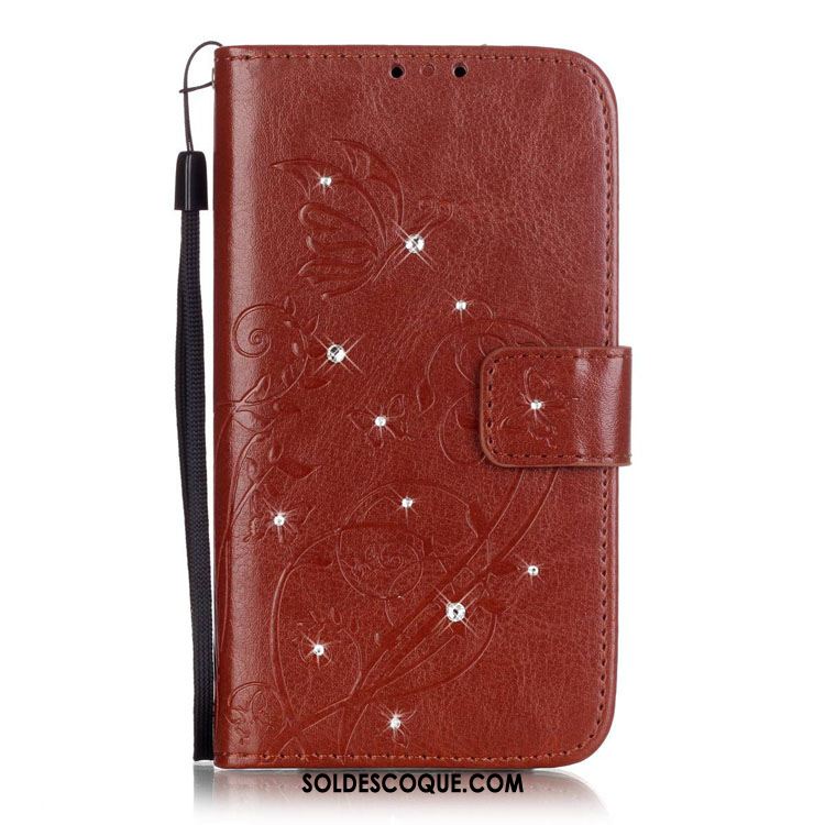 Coque Lg G4 Étui En Cuir Charmant Ornements Suspendus Papillon En Relief Pas Cher