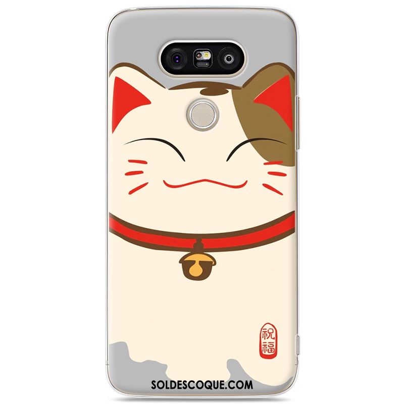 Coque Lg G5 Dessin Animé Étui Protection Créatif Bleu Housse France