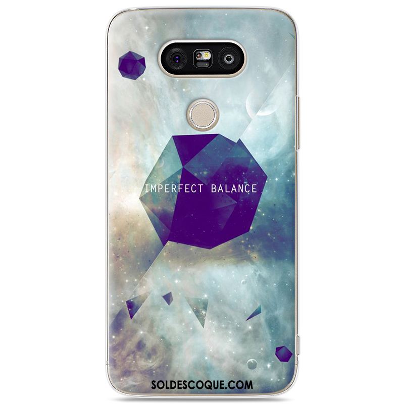 Coque Lg G5 Dessin Animé Étui Protection Créatif Bleu Housse France