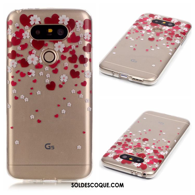 Coque Lg G5 Dessin Animé Étui Téléphone Portable Simple Fluide Doux En Ligne