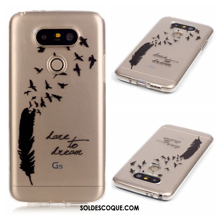 Coque Lg G5 Dessin Animé Étui Téléphone Portable Simple Fluide Doux En Ligne