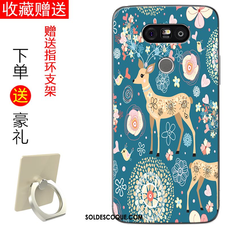 Coque Lg G5 Incassable Peinture Fluide Doux Art Protection En Vente