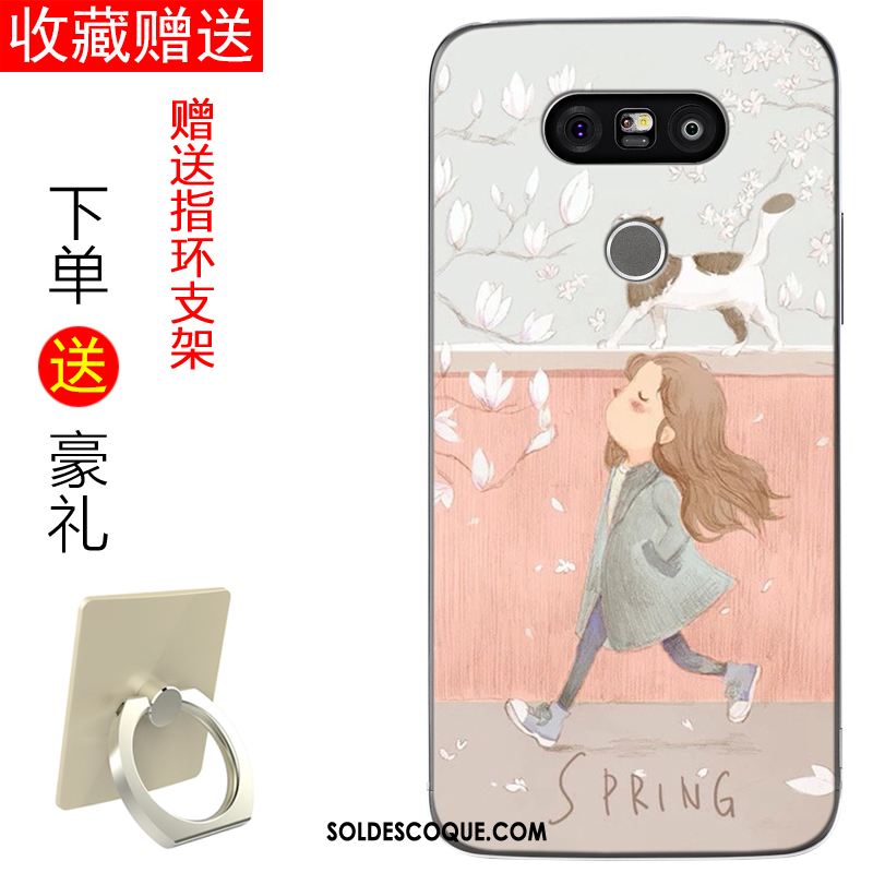 Coque Lg G5 Incassable Peinture Fluide Doux Art Protection En Vente