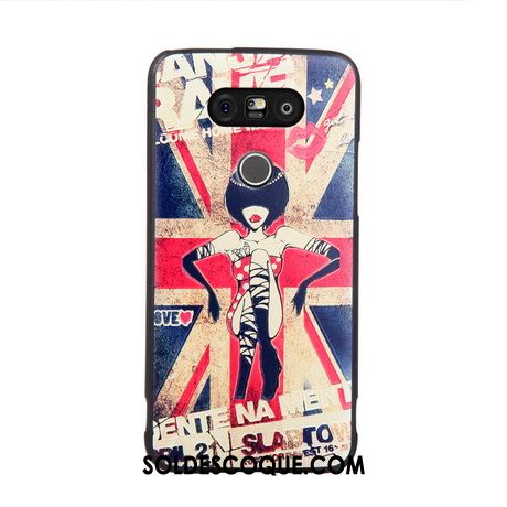 Coque Lg G5 Pivoine Ultra Noir Téléphone Portable Fleur France