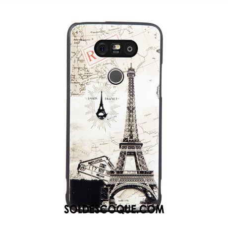 Coque Lg G5 Pivoine Ultra Noir Téléphone Portable Fleur France