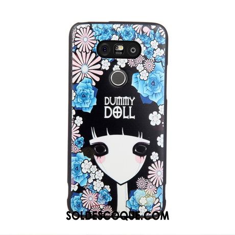 Coque Lg G5 Pivoine Ultra Noir Téléphone Portable Fleur France