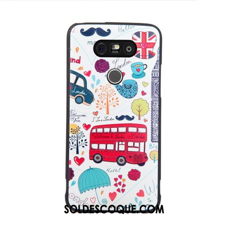 Coque Lg G5 Tendance Fluide Doux Très Mince Gaufrage Incassable Housse Pas Cher