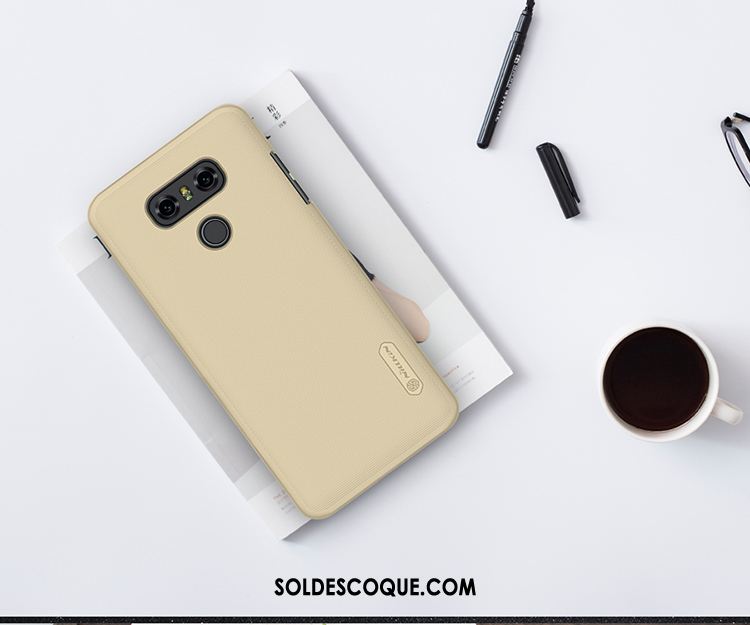 Coque Lg G6 Difficile Protection Or Téléphone Portable Délavé En Daim En Ligne