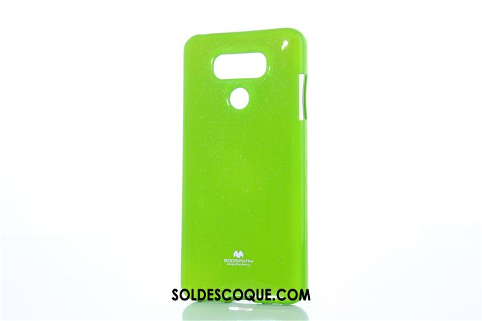 Coque Lg G6 Fluide Doux Rose Vert Silicone Téléphone Portable Pas Cher