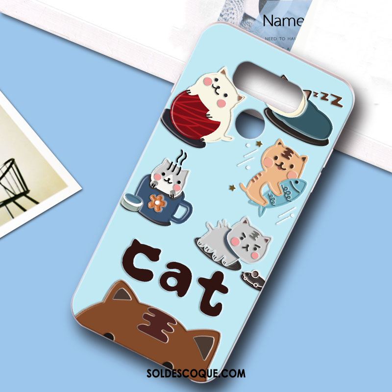 Coque Lg G6 Incassable Gaufrage Nouveau Protection Dessin Animé Pas Cher