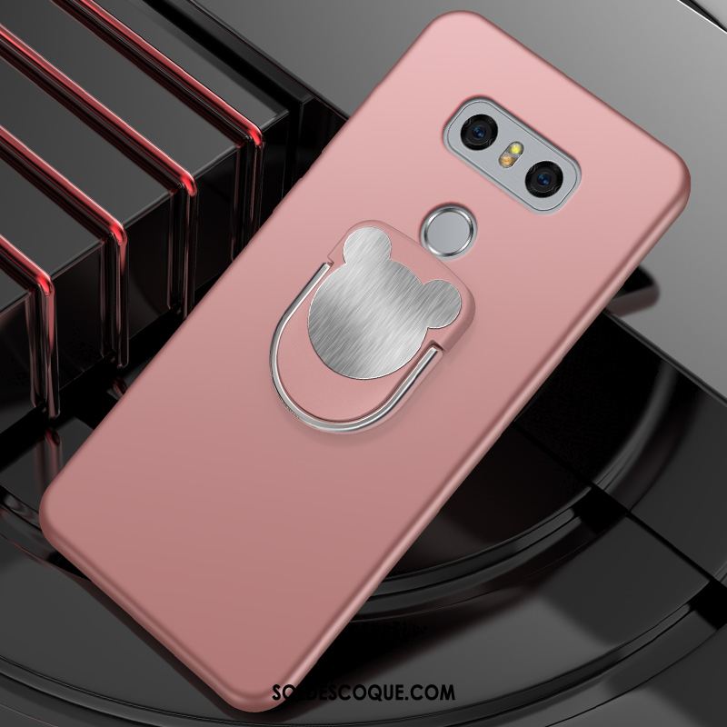 Coque Lg G6 Incassable Tendance À Bord Rouge Fluide Doux Pas Cher