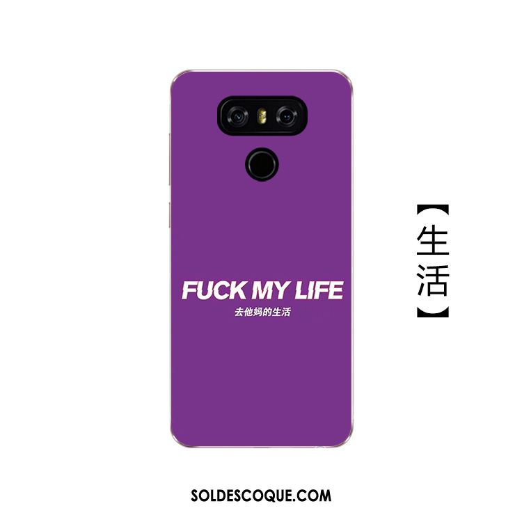 Coque Lg G6 Simple Silicone Téléphone Portable Fluide Doux Violet En Vente