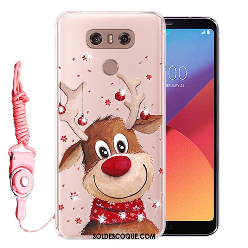 Coque Lg G6 Strass Téléphone Portable Protection Fluide Doux Incassable Pas Cher