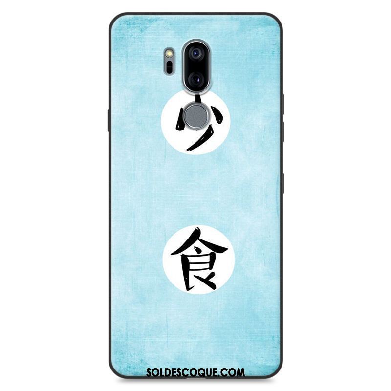 Coque Lg G7 Thinq Bleu Protection Silicone Tout Compris Téléphone Portable Housse Pas Cher