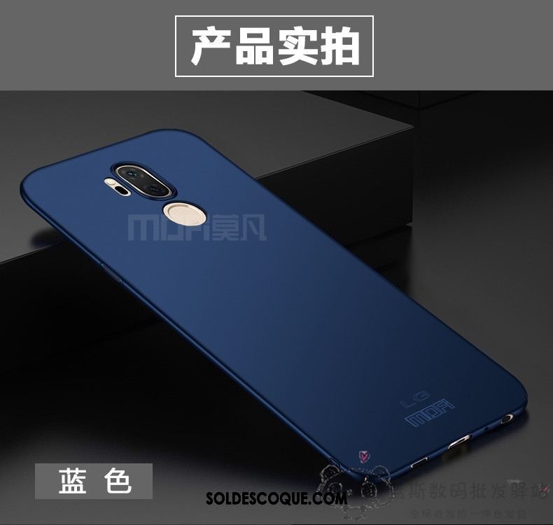 Coque Lg G7 Thinq Bleu Téléphone Portable Bordure Incassable Étui Soldes