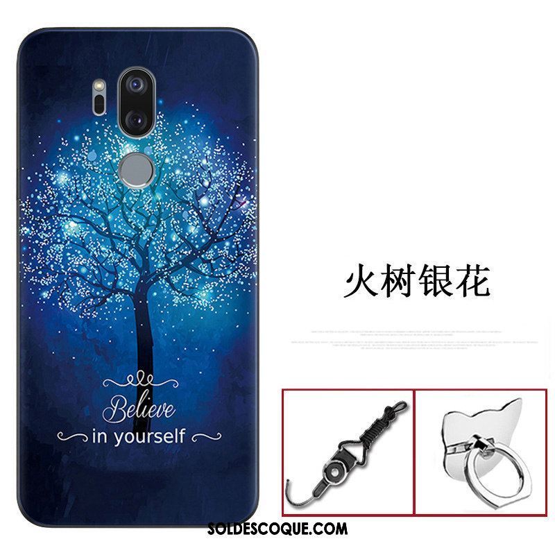 Coque Lg G7 Thinq Bleu Téléphone Portable Légère Protection Tout Compris Soldes
